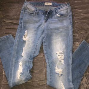 Distressed Jeggings